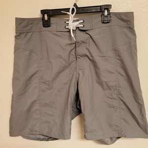 Trunks Surf and Swim Gray Swim Shorts